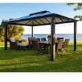 Paragon 12' x 16' Santa Monica Faux Wood Gazebo 624GZ31216